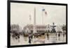 A View of the Place de la Concorde, Paris-Ulpiano Checa Y Sanz-Framed Giclee Print