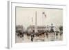 A View of the Place de la Concorde, Paris-Ulpiano Checa Y Sanz-Framed Giclee Print
