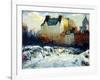 A View of the Plaza from Central Park-Arthur Clifton Goodwin-Framed Giclee Print