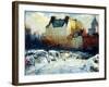 A View of the Plaza from Central Park-Arthur Clifton Goodwin-Framed Giclee Print