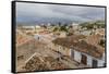 A view of the Plaza Mayor, Trinidad, UNESCO World Heritage Site, Cuba, West Indies, Caribbean, Cent-Michael Nolan-Framed Stretched Canvas