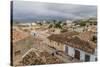 A view of the Plaza Mayor, Trinidad, UNESCO World Heritage Site, Cuba, West Indies, Caribbean, Cent-Michael Nolan-Stretched Canvas