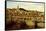 A View of the Ponte Vecchio, Florence-Antonietta Brandeis-Framed Stretched Canvas