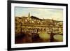 A View of the Ponte Vecchio, Florence-Antonietta Brandeis-Framed Giclee Print