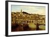 A View of the Ponte Vecchio, Florence-Antonietta Brandeis-Framed Giclee Print