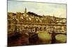 A View of the Ponte Vecchio, Florence-Antonietta Brandeis-Mounted Giclee Print