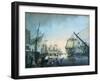 A View of the Pool, below London Bridge-Samuel Atkins-Framed Giclee Print