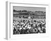 A View of the Preakness Dog Race on the Pimlico Race Tracks-null-Framed Photographic Print