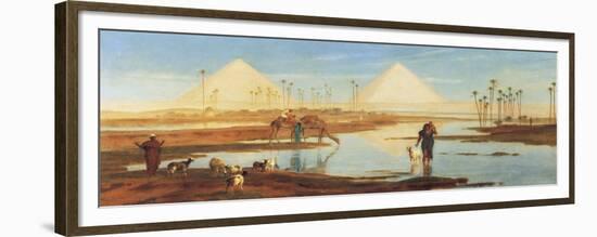 A View of the Pyramids-Frederick Goodall-Framed Premium Giclee Print