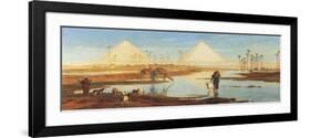 A View of the Pyramids-Frederick Goodall-Framed Premium Giclee Print