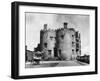 A View of the Red-Stoned Powis Castle. Well known for its Beautiful 18th Century Garden-null-Framed Photographic Print