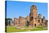 A View of the Remains of the Baths of Caracalla in Rome, Italy-nito-Stretched Canvas