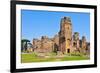 A View of the Remains of the Baths of Caracalla in Rome, Italy-nito-Framed Premium Photographic Print