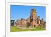 A View of the Remains of the Baths of Caracalla in Rome, Italy-nito-Framed Photographic Print