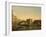 A View of the Rialto Bridge with the Palazzo dei Camerlenghi to the Right-Giuseppe Bernardino Bison-Framed Giclee Print