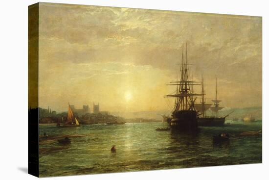 A View of the River Medway at Dusk-Francis Danby-Stretched Canvas