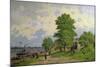 A View of the River Volga-Piotr Petrovitch Weretshchagin-Mounted Giclee Print