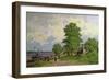 A View of the River Volga-Piotr Petrovitch Weretshchagin-Framed Giclee Print