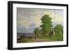 A View of the River Volga-Piotr Petrovitch Weretshchagin-Framed Giclee Print