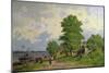 A View of the River Volga-Piotr Petrovitch Weretshchagin-Mounted Giclee Print