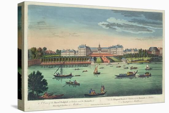 A View of the Royal Hospital at Chelsea and the Rotunda in Ranelaigh Gardens-Thomas Bowles-Stretched Canvas