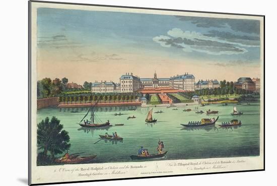 A View of the Royal Hospital at Chelsea and the Rotunda in Ranelaigh Gardens-Thomas Bowles-Mounted Giclee Print