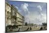 A View of the Royal Palace, Berlin, looking West towards Unter den Linden-Carlo Bossoli-Mounted Giclee Print