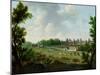 A View of the Royal Palace of Fontainebleau-Hendrik Frans De Cort-Mounted Giclee Print