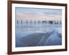 A view of the sea defences on the shoreline at Happisburgh, Norfolk, England, United Kingdom, Europ-Jon Gibbs-Framed Photographic Print