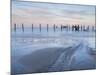 A view of the sea defences on the shoreline at Happisburgh, Norfolk, England, United Kingdom, Europ-Jon Gibbs-Mounted Photographic Print