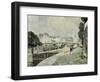 A View of the Seine, Paris-Paul Mathieu-Framed Premium Giclee Print