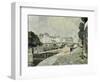 A View of the Seine, Paris-Paul Mathieu-Framed Giclee Print