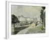 A View of the Seine, Paris-Paul Mathieu-Framed Giclee Print