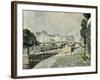 A View of the Seine, Paris-Paul Mathieu-Framed Giclee Print