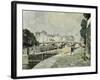 A View of the Seine, Paris-Paul Mathieu-Framed Giclee Print