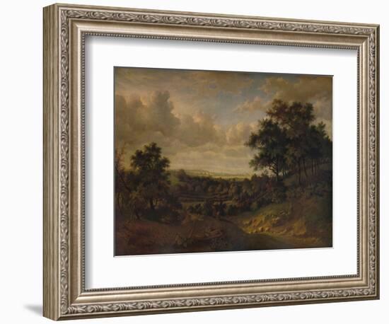 A View of the Thames: Greenwich in the distance, 1820-Patrick Nasmyth-Framed Giclee Print