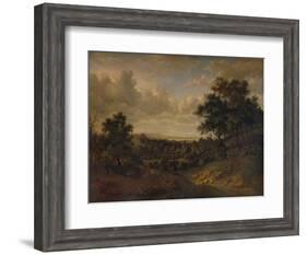 A View of the Thames: Greenwich in the distance, 1820-Patrick Nasmyth-Framed Giclee Print