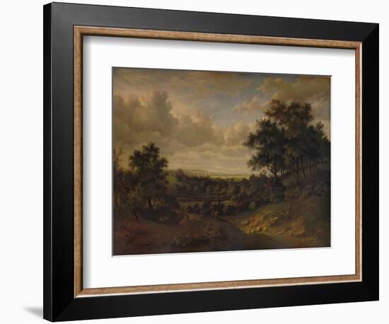 A View of the Thames: Greenwich in the distance, 1820-Patrick Nasmyth-Framed Giclee Print