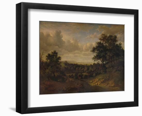 A View of the Thames: Greenwich in the distance, 1820-Patrick Nasmyth-Framed Giclee Print