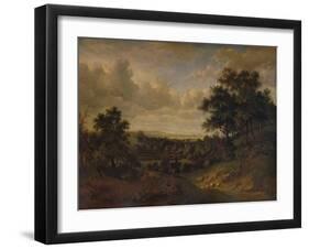 A View of the Thames: Greenwich in the distance, 1820-Patrick Nasmyth-Framed Giclee Print