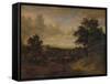 A View of the Thames: Greenwich in the distance, 1820-Patrick Nasmyth-Framed Stretched Canvas