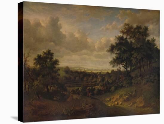 A View of the Thames: Greenwich in the distance, 1820-Patrick Nasmyth-Stretched Canvas