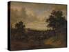 A View of the Thames: Greenwich in the distance, 1820-Patrick Nasmyth-Stretched Canvas