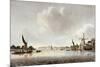 A View of the Thames Near Vauxhall-null-Mounted Giclee Print