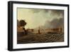 A View of the Thames with Westminster Bridge and Lambeth Palace, 1805-Daniel Turner-Framed Giclee Print