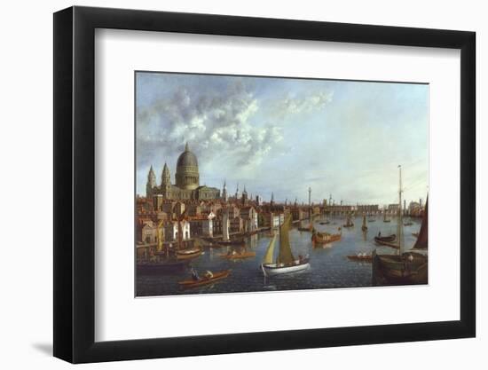 A View of the Thames-William James-Framed Photographic Print