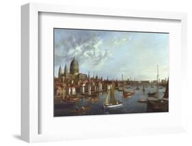 A View of the Thames-William James-Framed Photographic Print