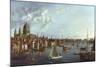 A View of the Thames-William James-Mounted Photographic Print