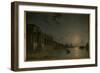A View of the Thames-Abraham Pether-Framed Giclee Print