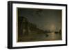 A View of the Thames-Abraham Pether-Framed Giclee Print